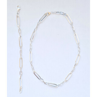 S56100 Silber Collier-Armband