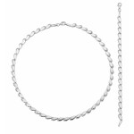 S56800 Silber Collier-Armband
