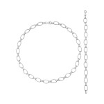 S57100 Silber Collier-Armband