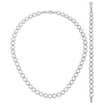 S57400 Silber Collier-Armband