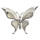 Schmetterling - Silber Anhänger Perlmutt - poliert