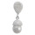 Perle Nusseiche - Silber Perlenanhänger - mattiert/poliert