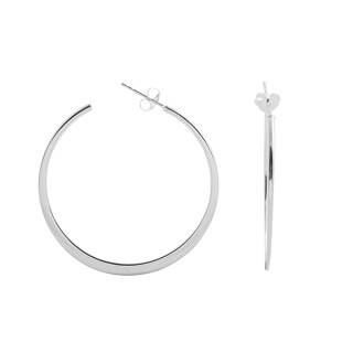 Creole Lonas- poliert - Silber Creolen - poliert - 30 mm