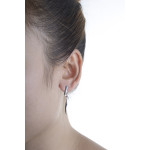 Spirale - Silber Ohrringe plain - poliert