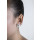 Callis - Silber Ohrringe plain - gebürstet/poliert