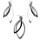Ixia - Silber Set plain - mattiert/poliert