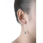 Bart - Silber Ohrringe plain - poliert - 10 mm