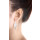 Flügel - Silber Ohrringe plain - poliert
