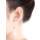 Gzu - Silber Ohrringe plain - mattiert/poliert