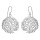 Arun - Silber Ohrringe plain - gebürstet