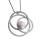Perlenanhänger-Silber - mattiert - ppp16602 klein