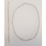 Silber Collier-Armband - T49600
