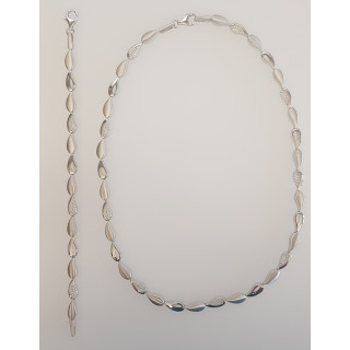 Silber Collier-Armband - T49700