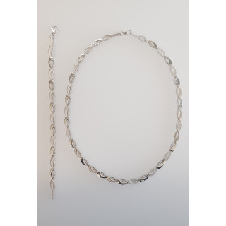  Silber Collier-Armband - T76000