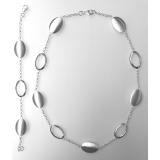  Silber Collier-Armband - S98800