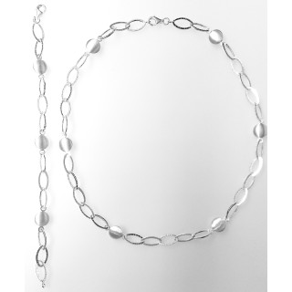  Silber Collier-Armband - S99500