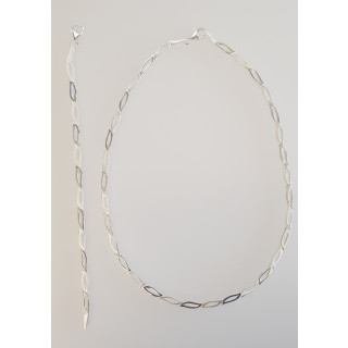 Silber Collier-Armband - S75100 Set