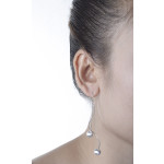  Zea - Silber Ohrringe plain - mattiert
