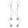 Zea - Silber Ohrringe plain - mattiert