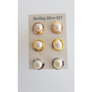 Silberohrstecker - OP5560 Perle