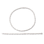 S14600-Silber Collier-Armband