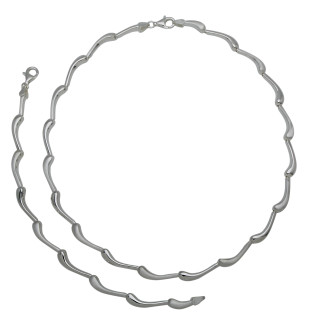 S16900-Silber Collier-Armband