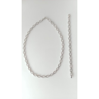 S93800 - Silber Collier-Armband