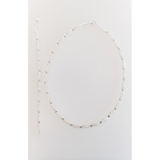  Silber Collier-Armband - S76300