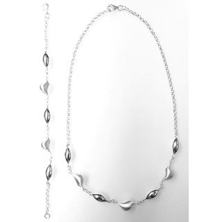 S97600 - Silber Collier-Armband