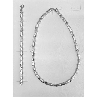 T44900 - Silber Collier-Armband