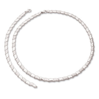 S18200 - Silbercollier und Silberarmband